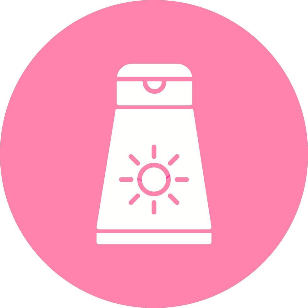 Sun Cream Vector Icon