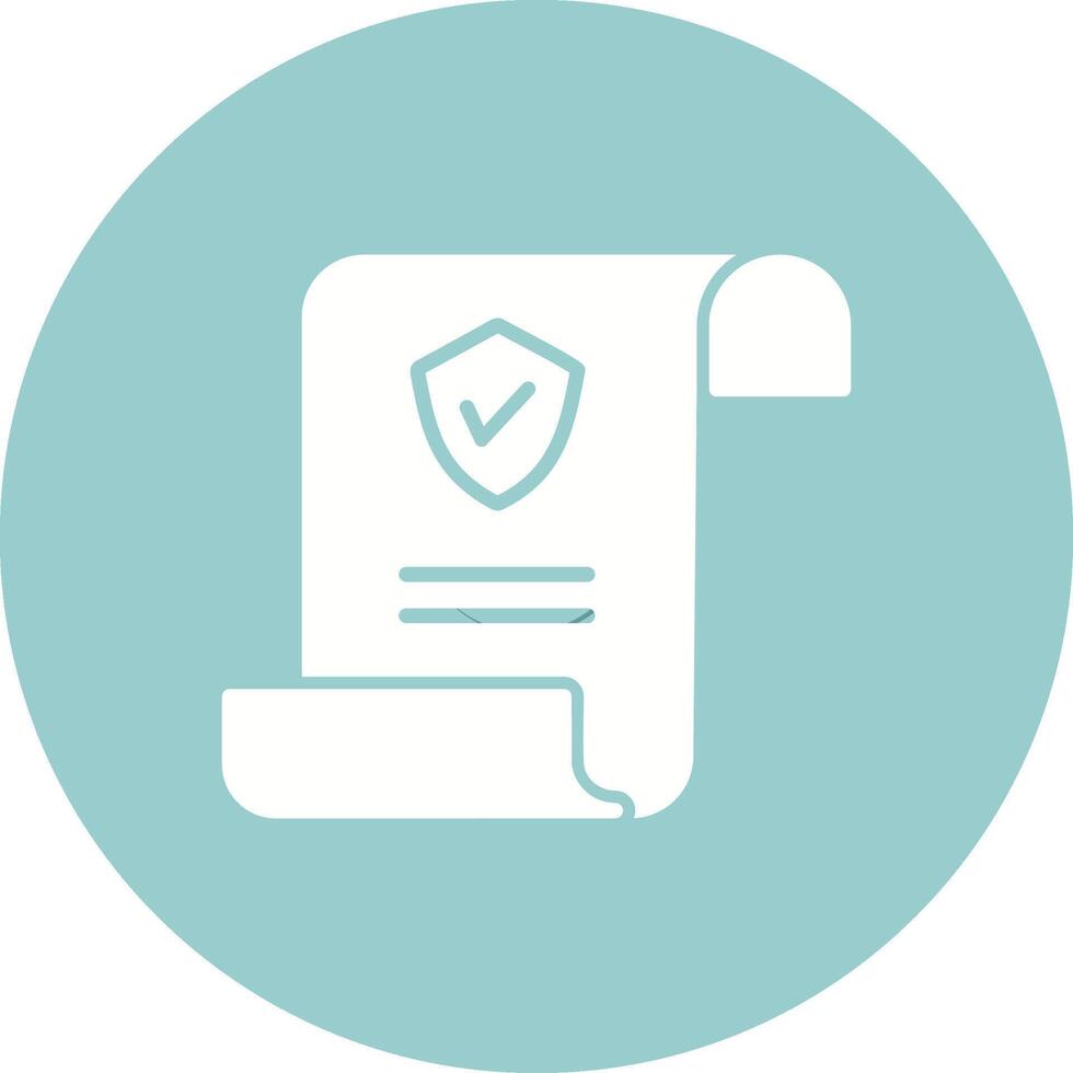 Insurance Policy Vector Icon