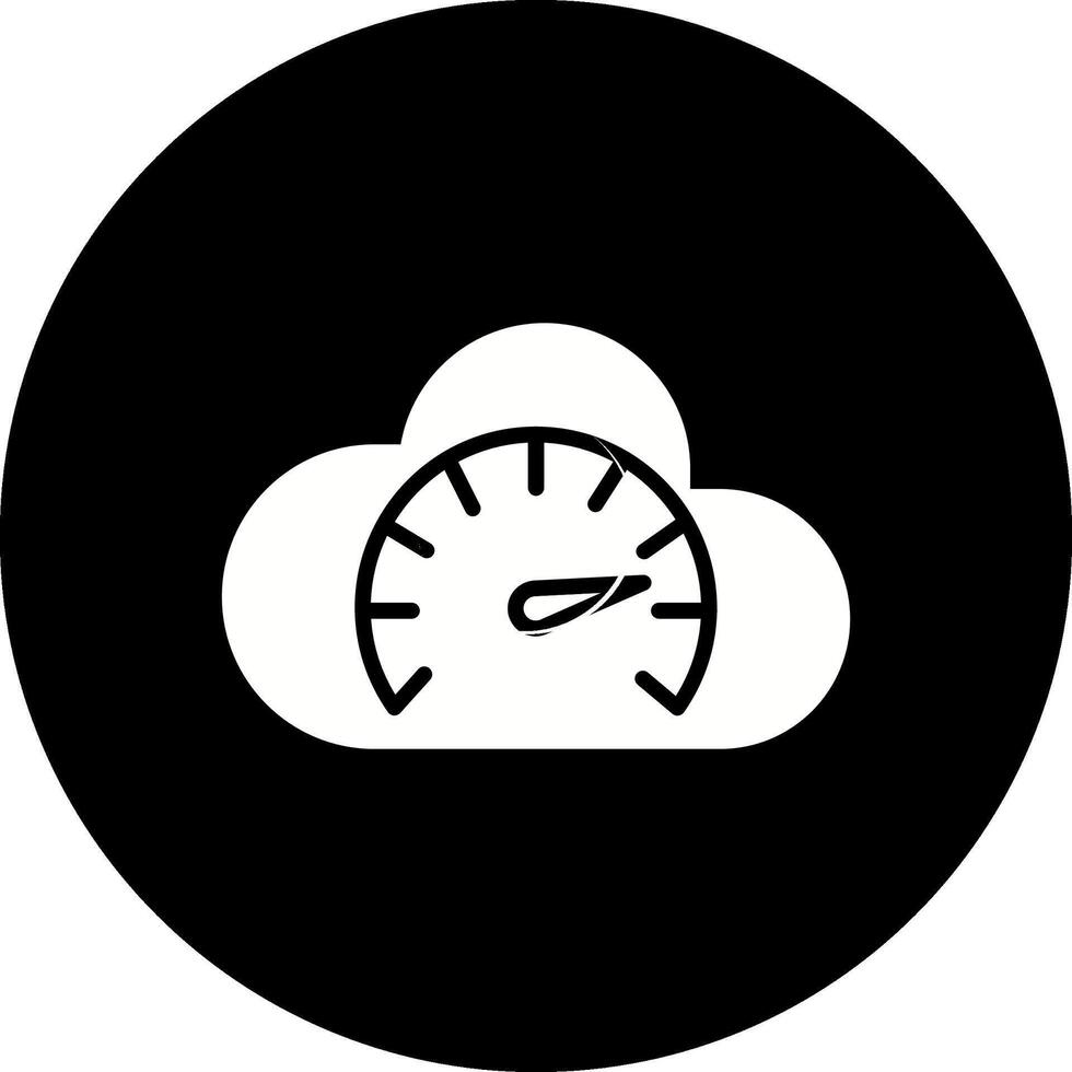 icono de vector de prueba de velocidad