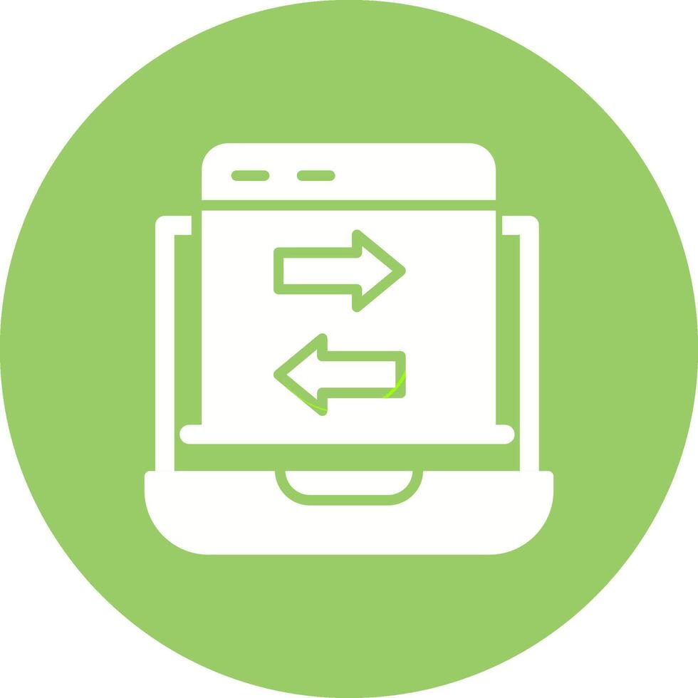 Data Transfer Vector Icon