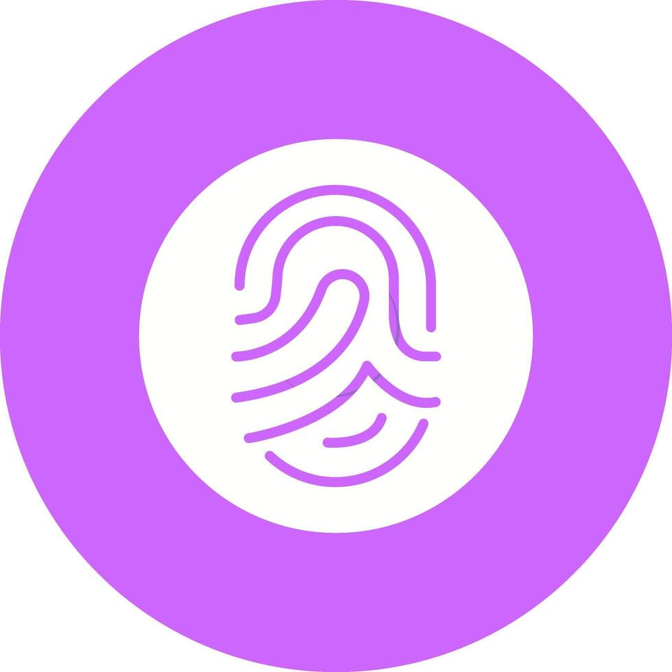 Fingerprint Vector Icon