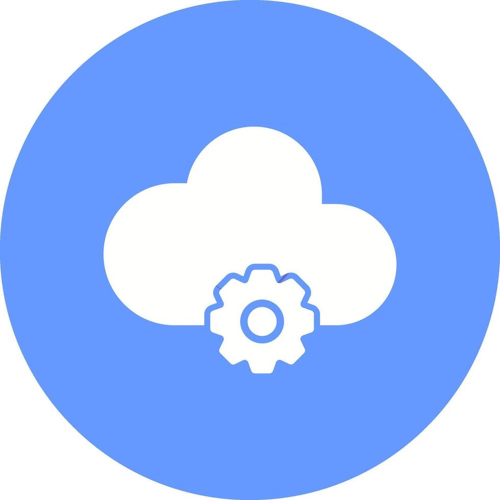 Cloud Computing Vector Icon