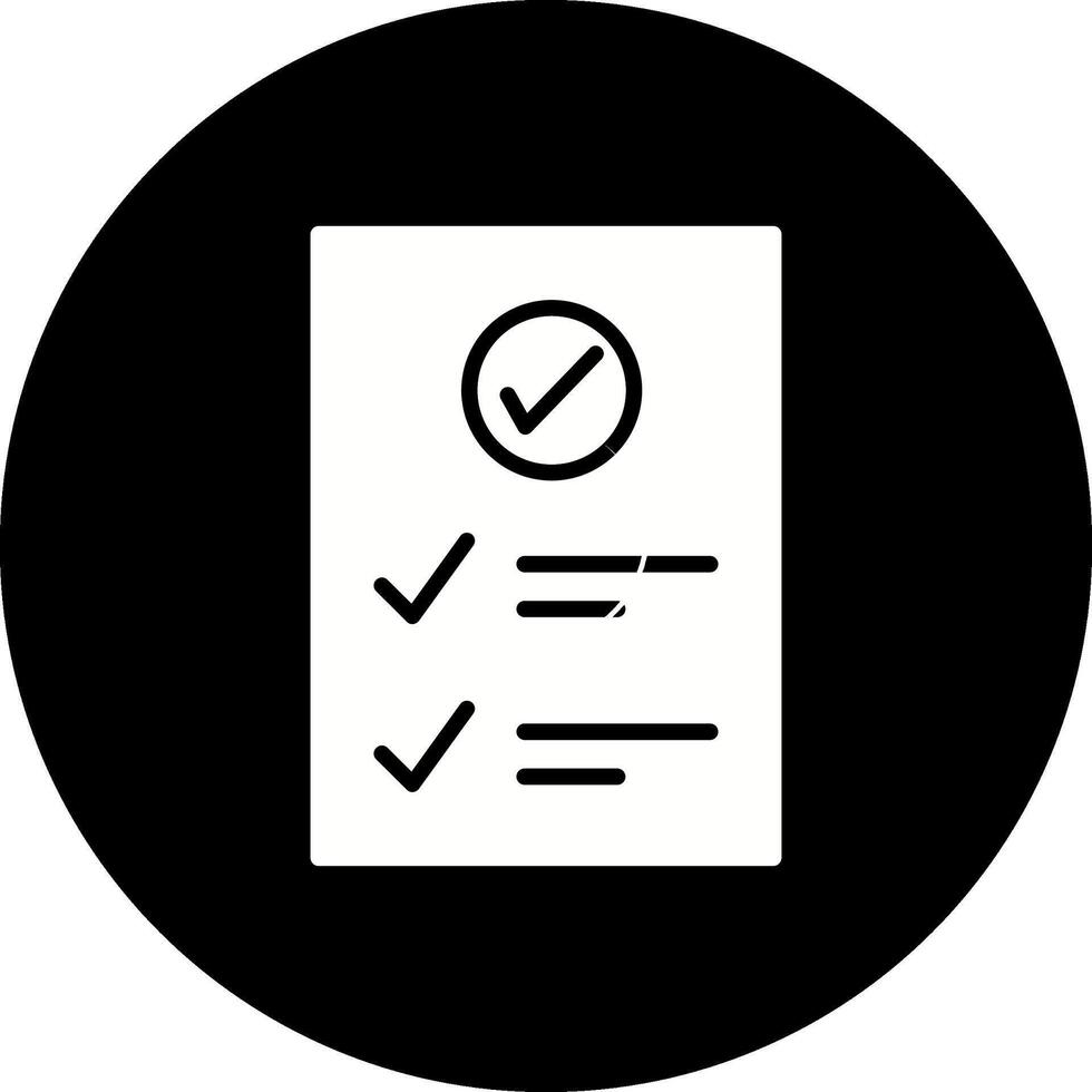 Check Up List Vector Icon
