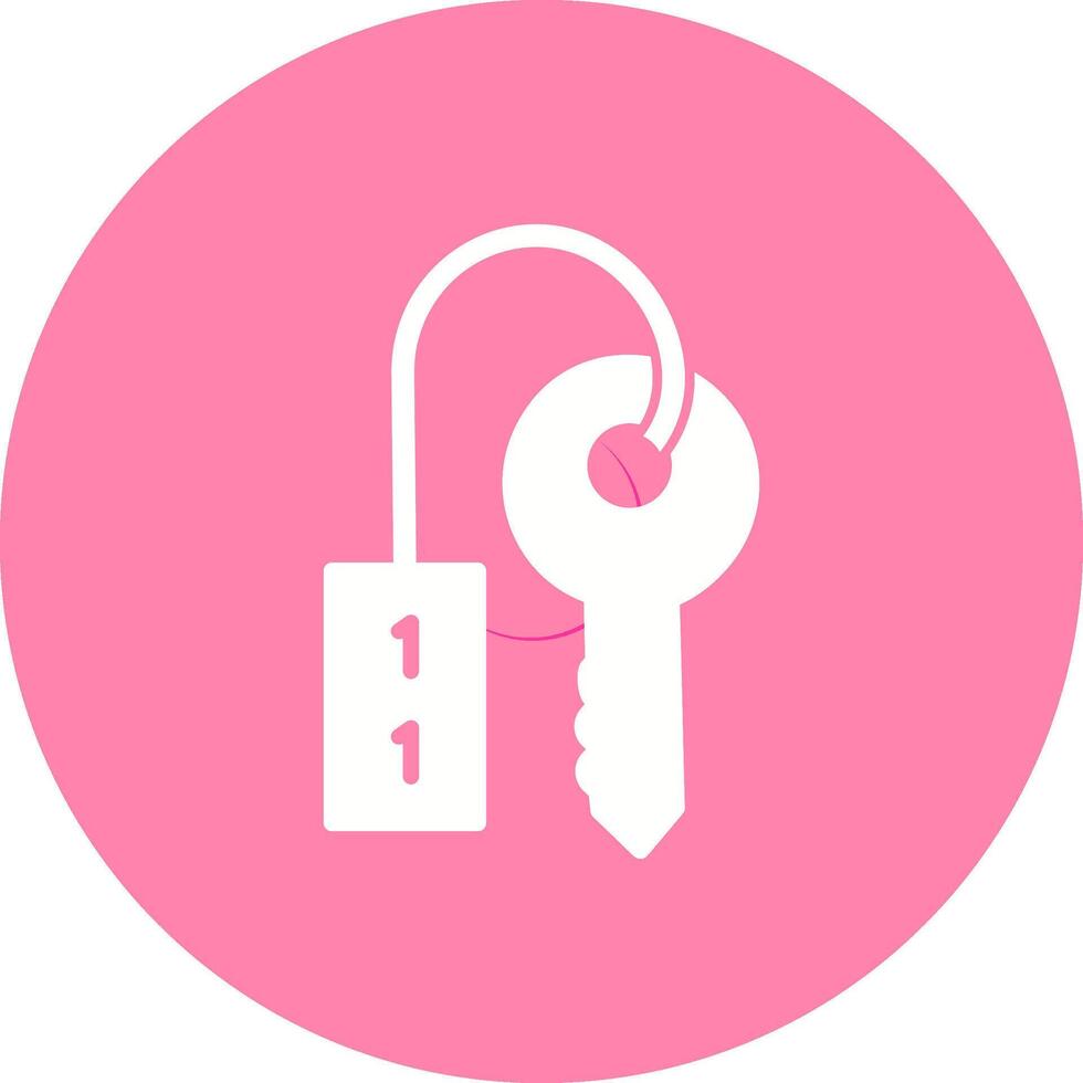 Room Key Vector Icon