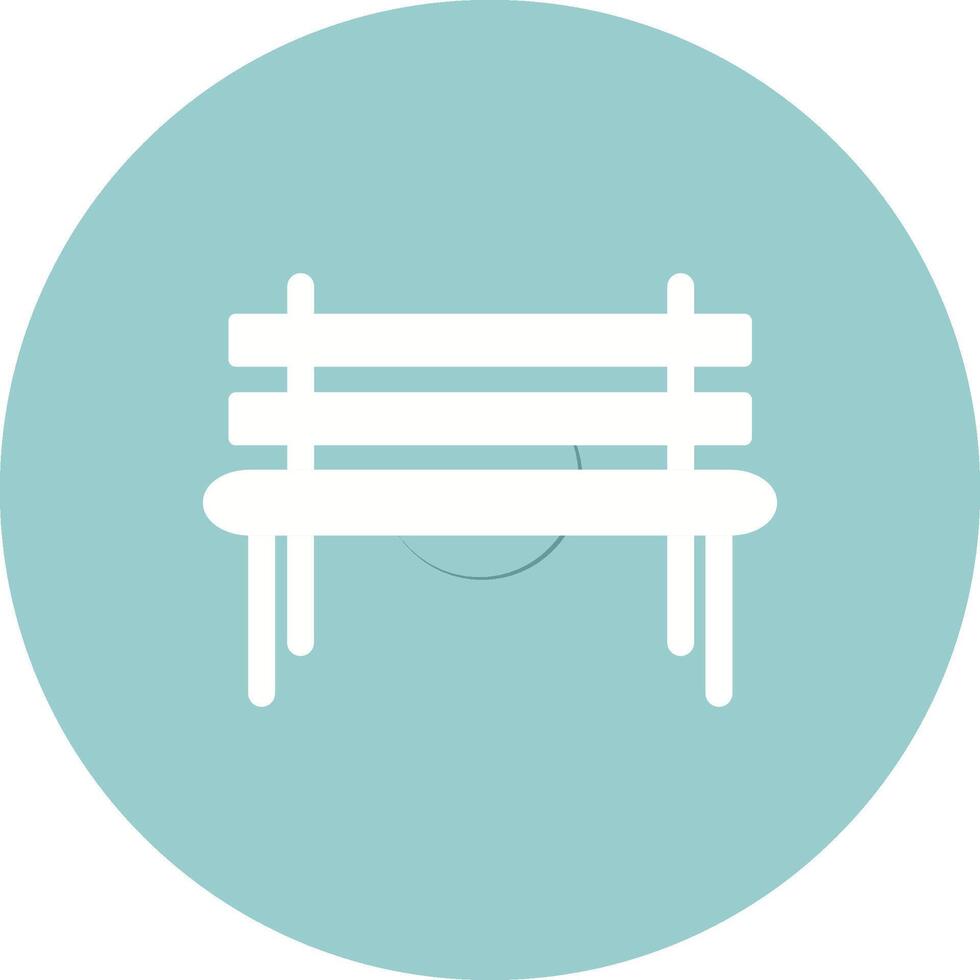 Garden Bench Vector Icon