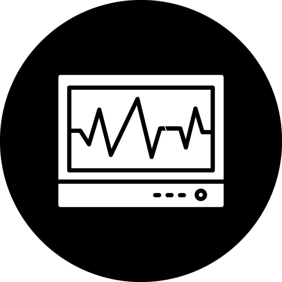 ecg vector icono