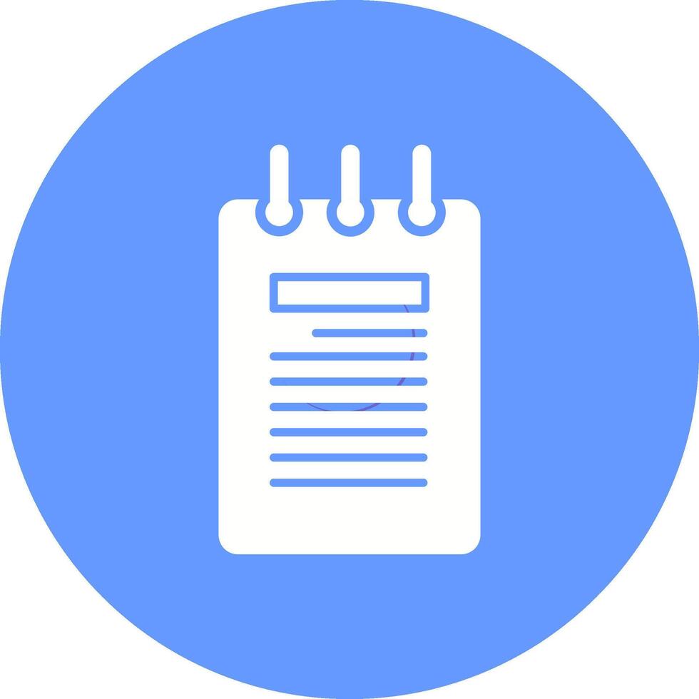 Notepad Vector Icon