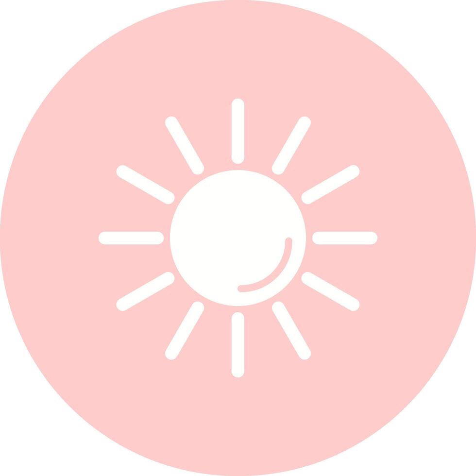 UV Radiation Vector Icon