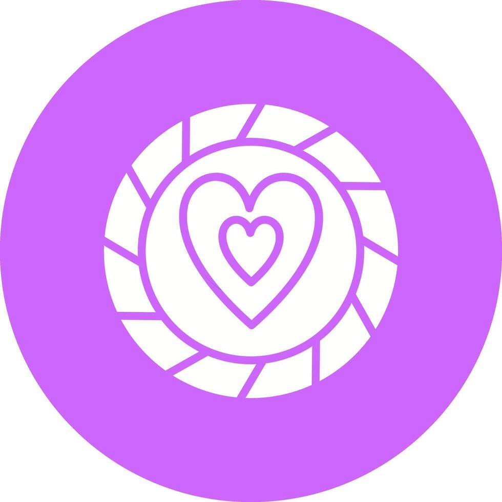Heart Chip Vector Icon
