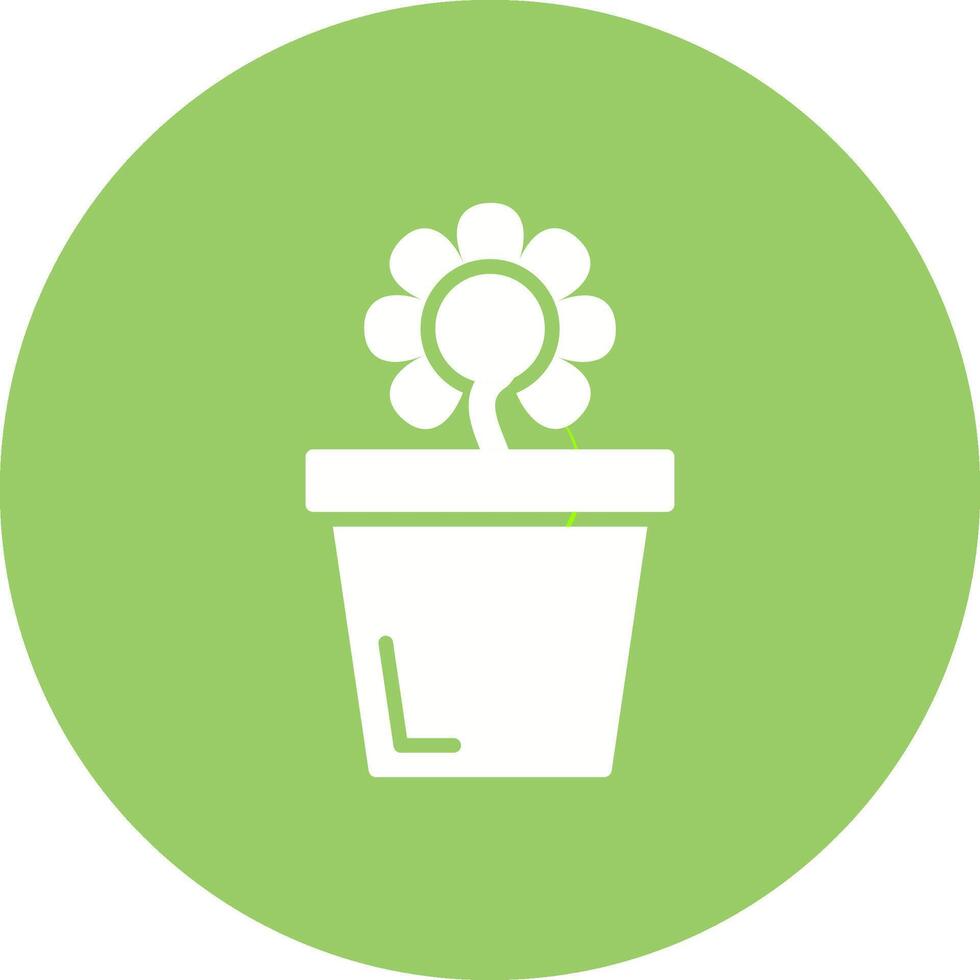 Flower Pot Vector Icon