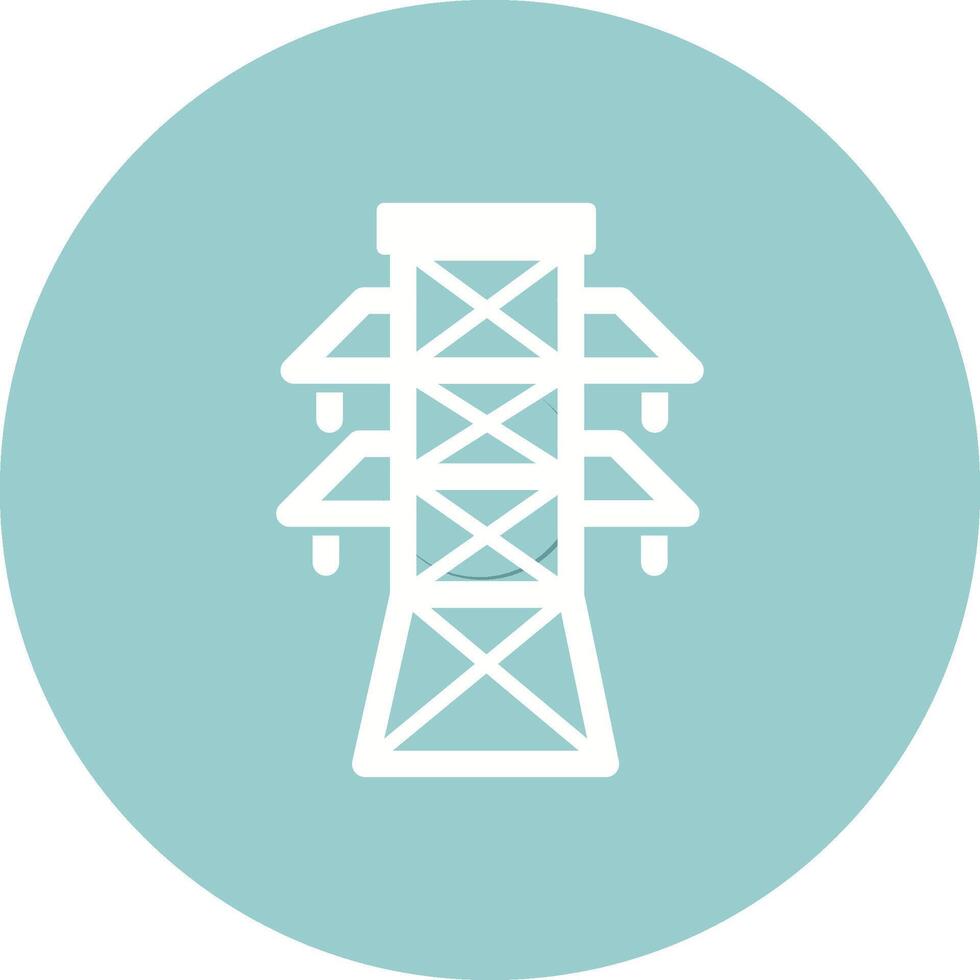 Electricity Tower Vector Icon