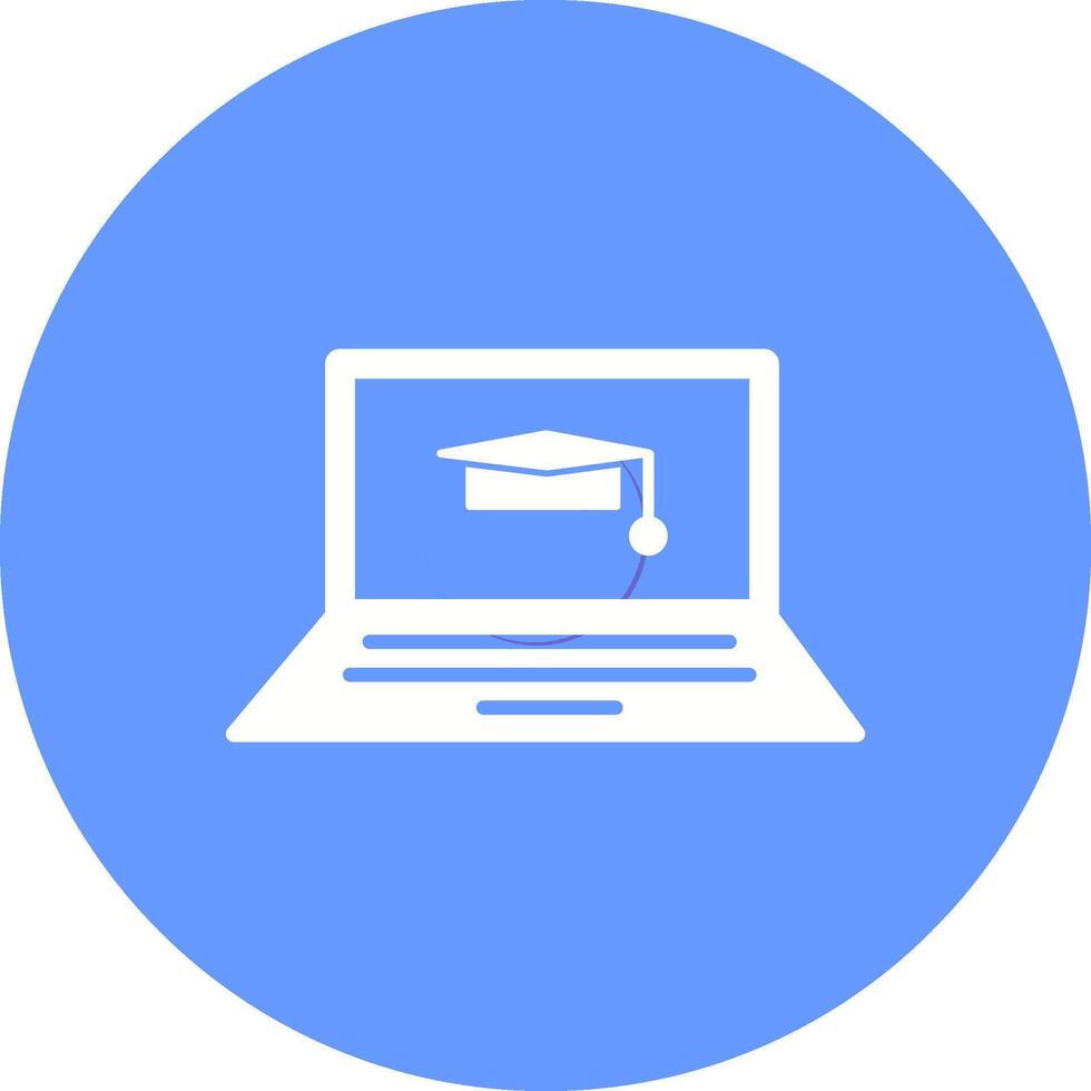 Online Degree Vector Icon