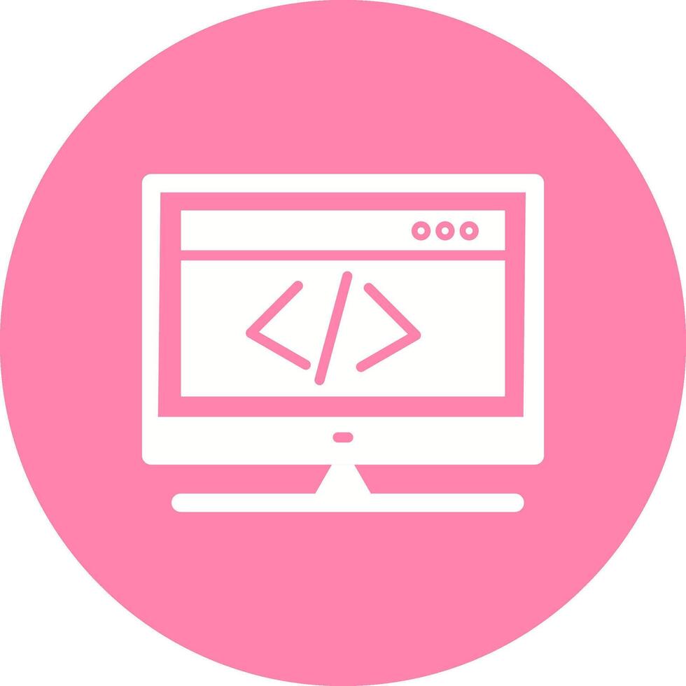 HTML Coding Vector Icon
