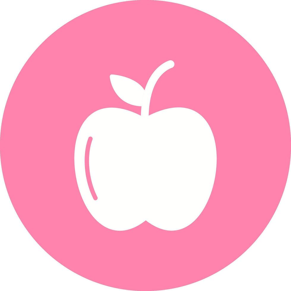 icono de vector de manzanas