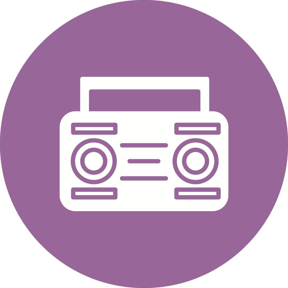 Cassette Player Vector Icon