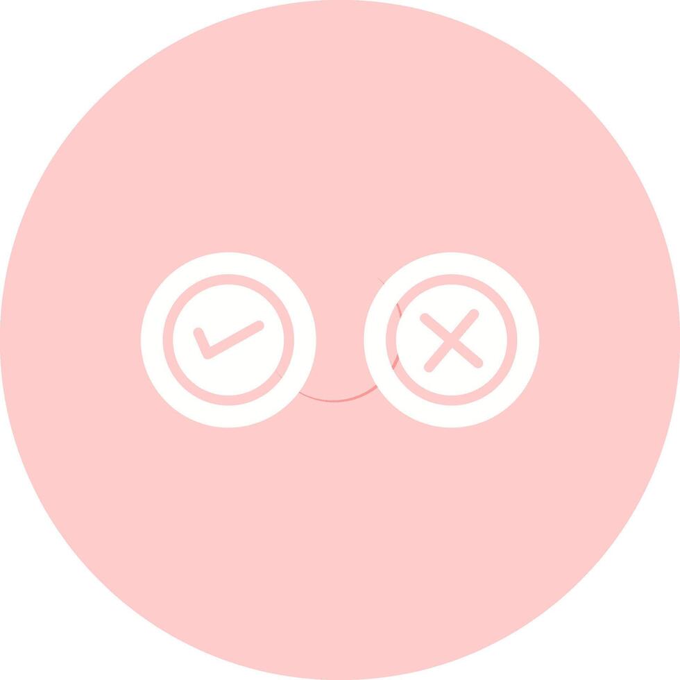 Yes No Option Vector Icon