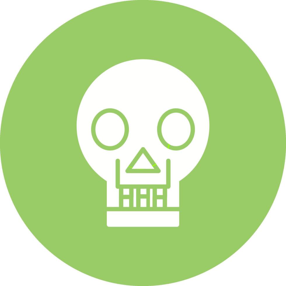 Skull X ray Vector Icon