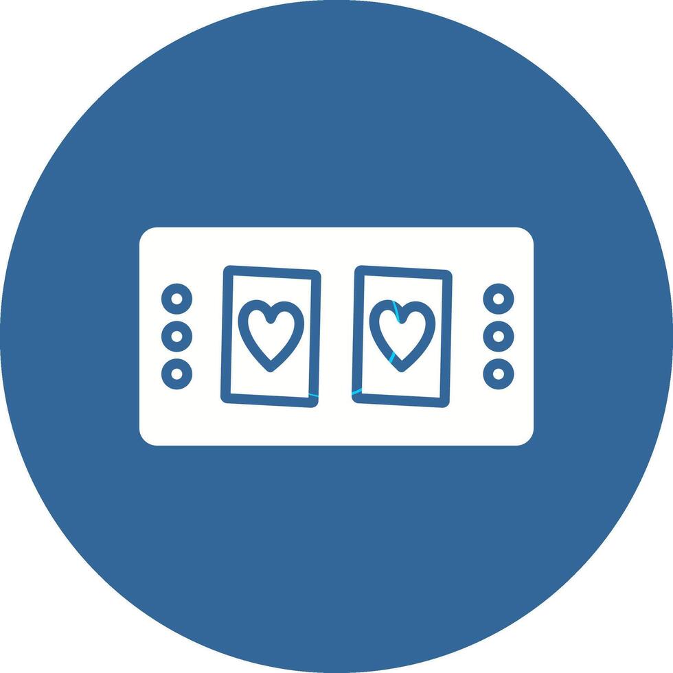 Cards Table Vector Icon