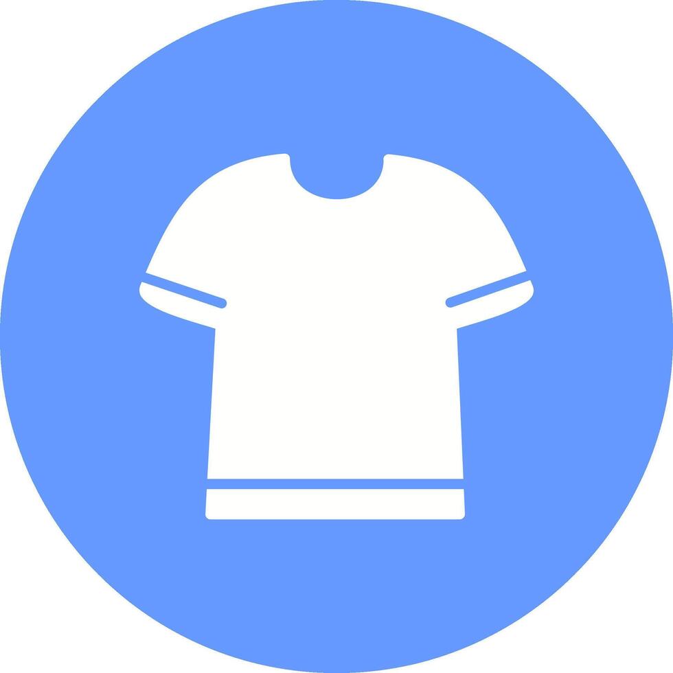 T Shirt with Lines Vector Icon