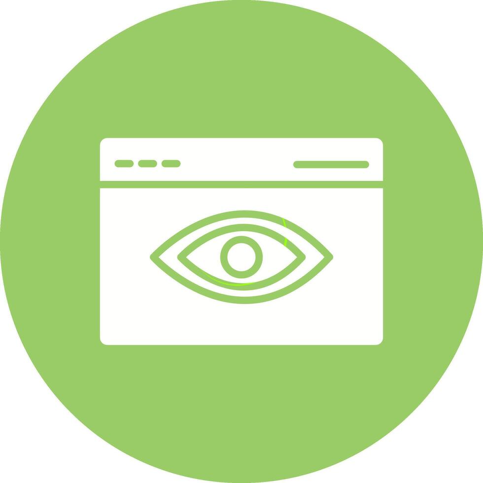 Web Visibility Vector Icon
