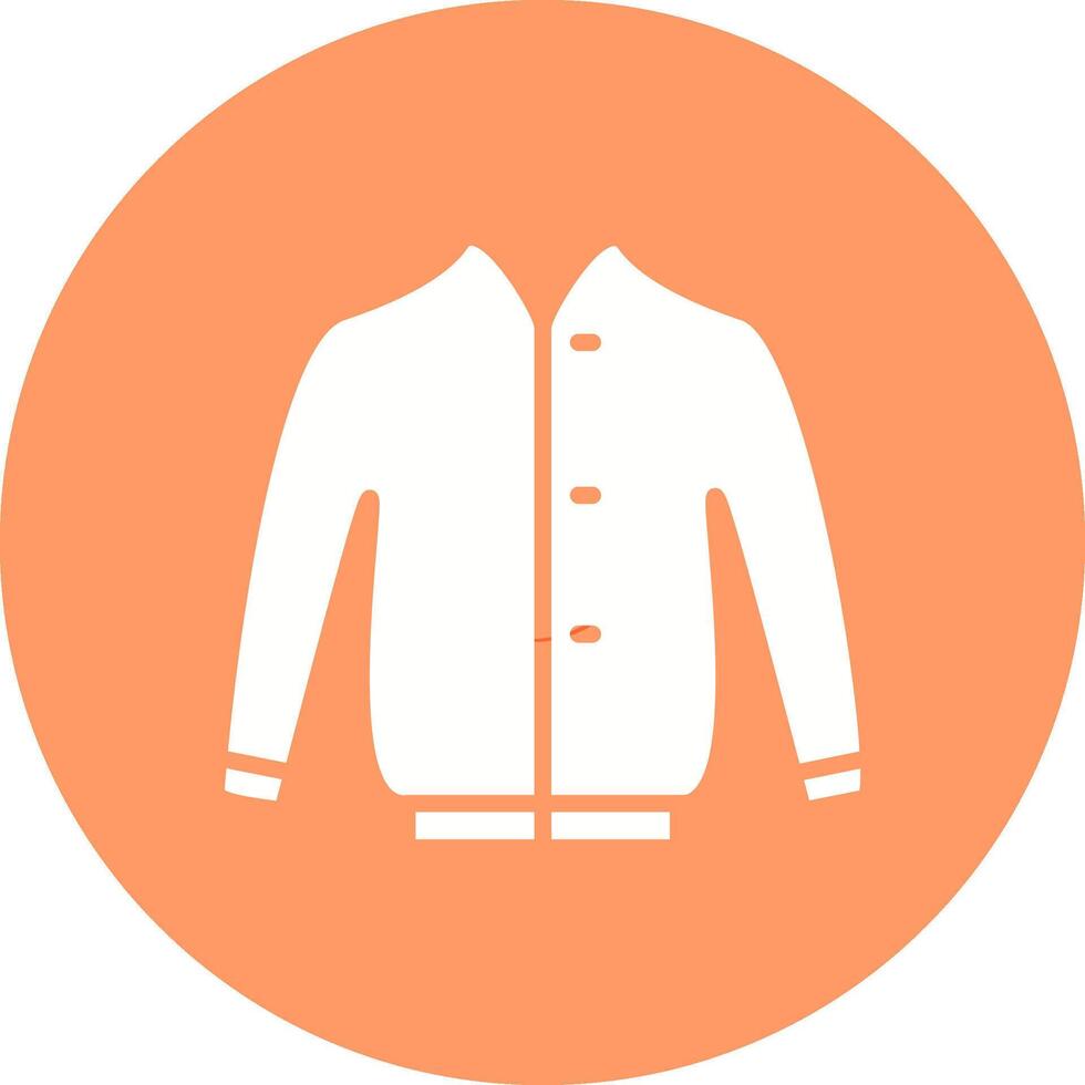 icono de vector de chaqueta elegante