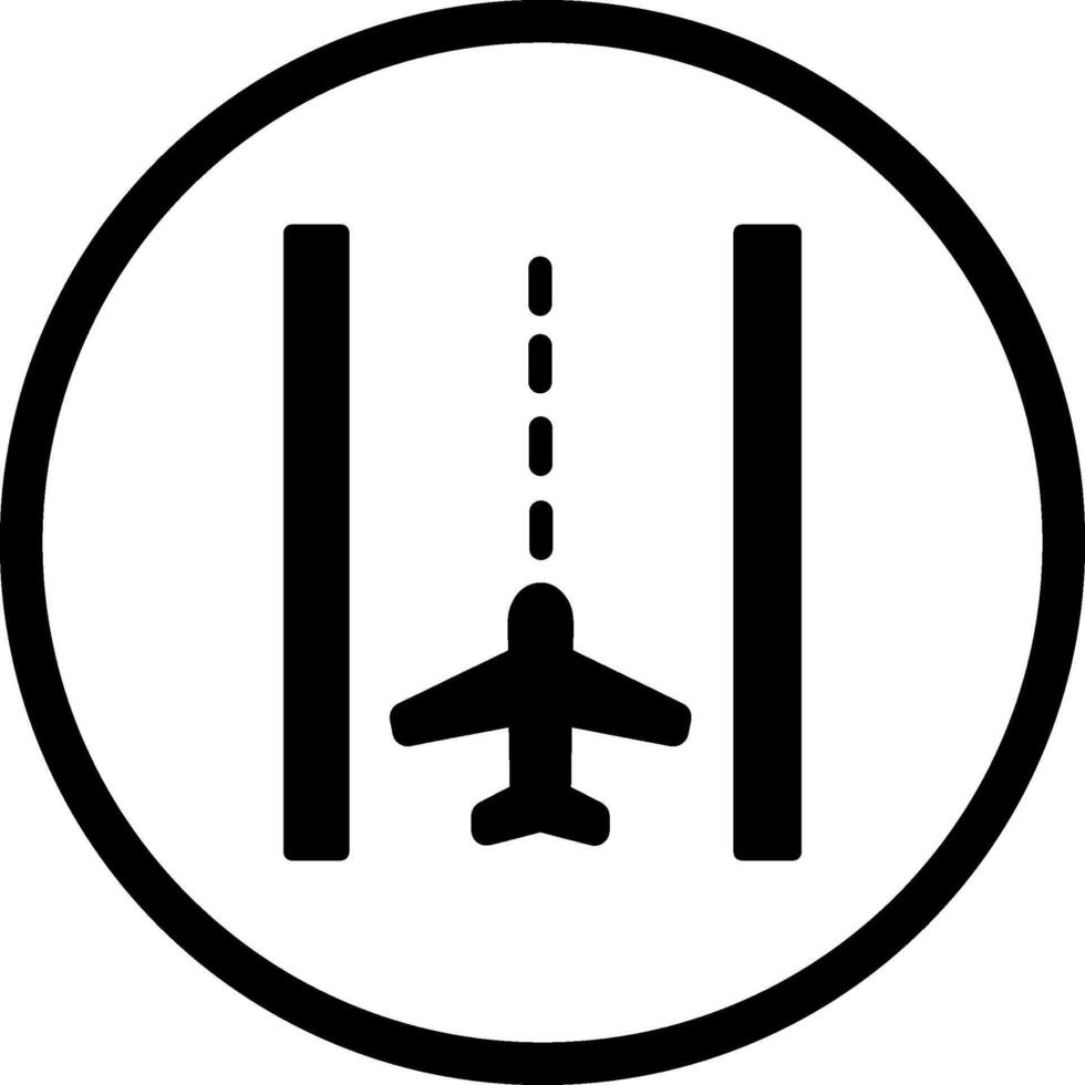 Runway Vector Icon