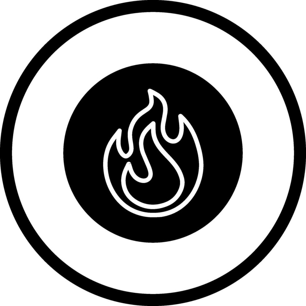 icono de vector de fuego