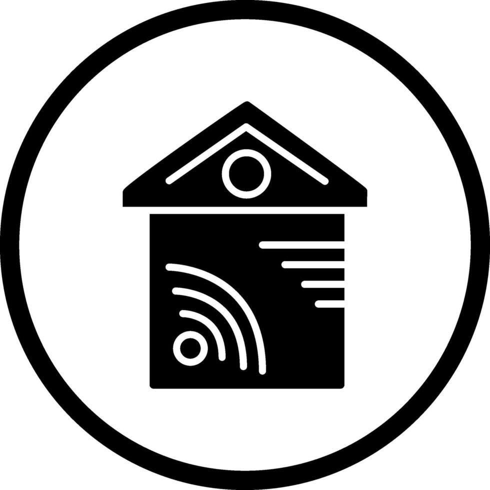 casa Wifi vector icono