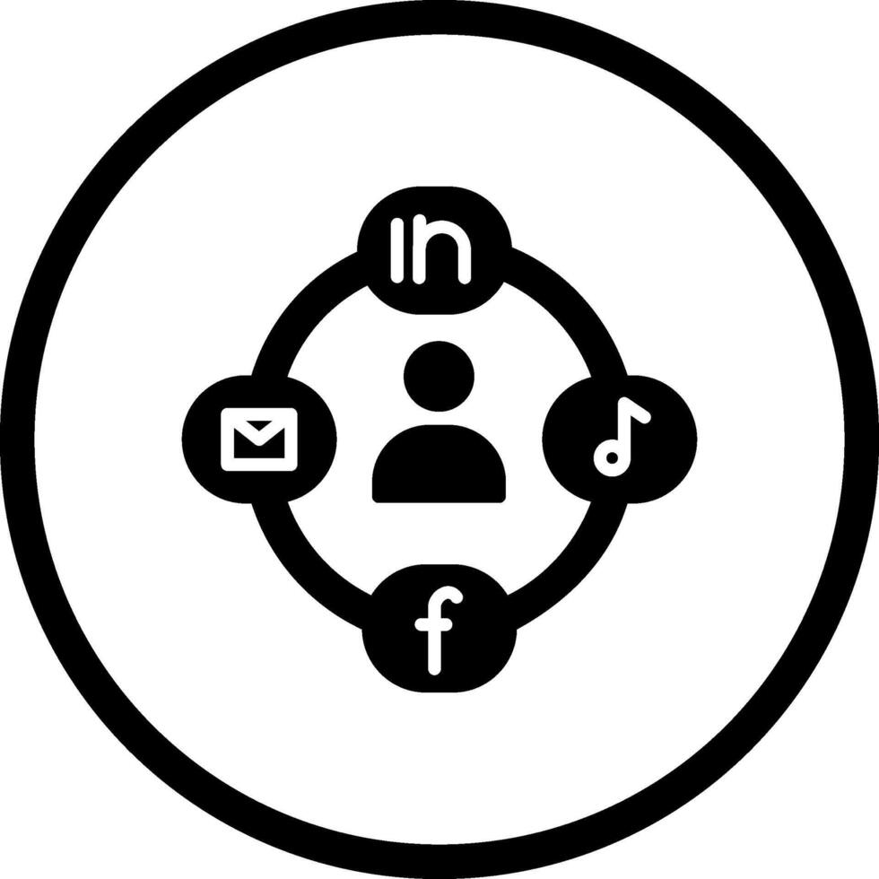 Social Circle Vector Icon
