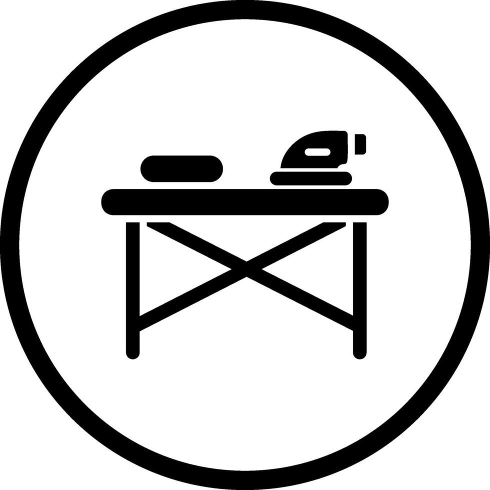 Iron Stand Vector Icon