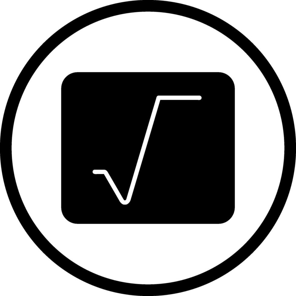 Square Root Vector Icon