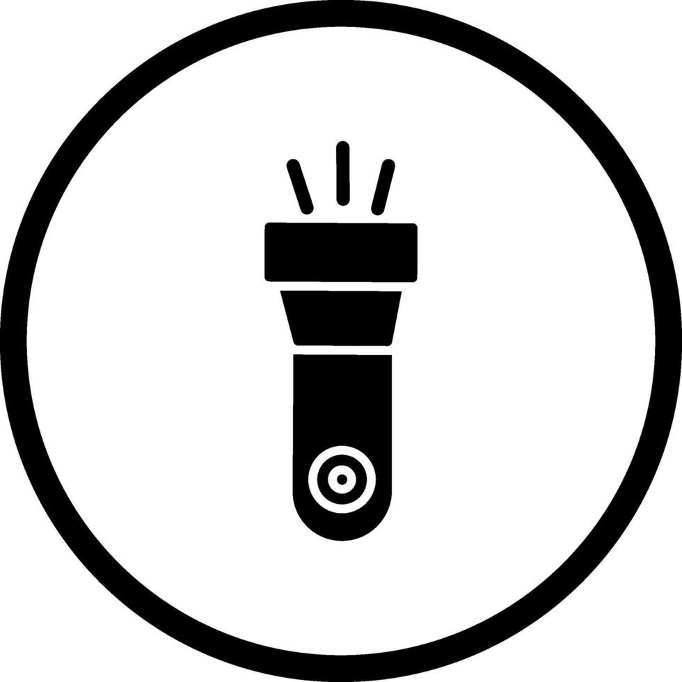 Flashlight Vector Icon