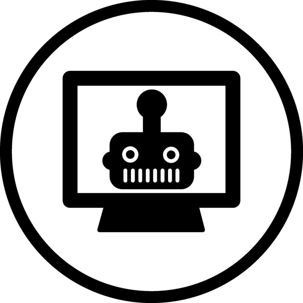 Artificial Bot Vector Icon