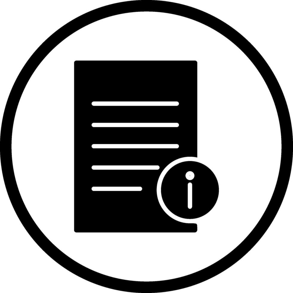 Information Document Vector Icon