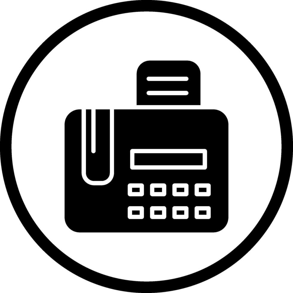 Fax Machine Vector Icon