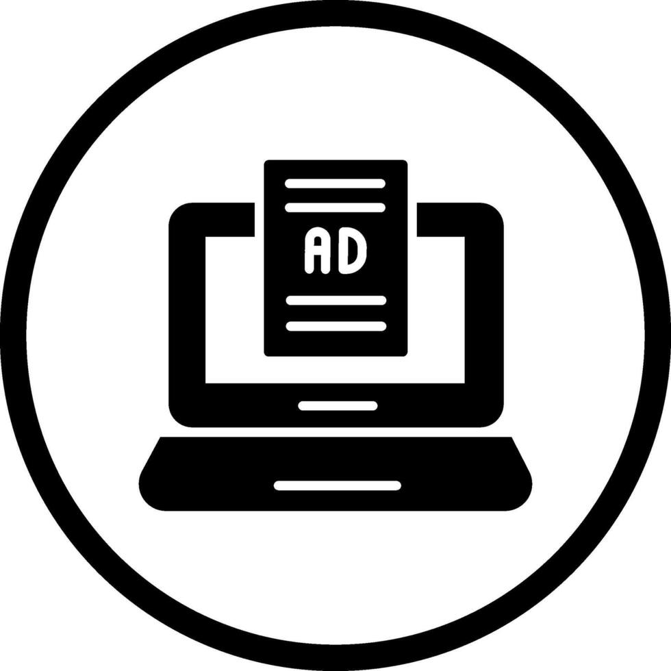 Internet Ads Vector Icon