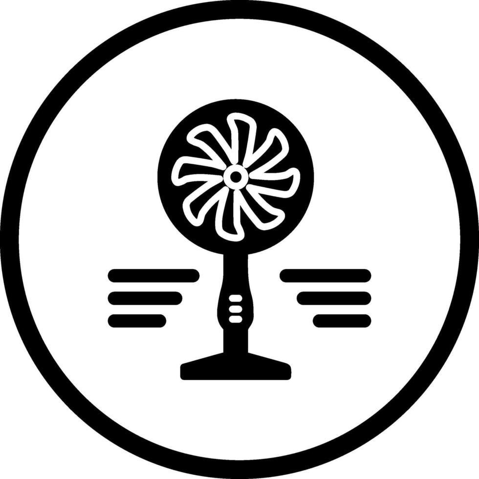 icono de vector de ventilador