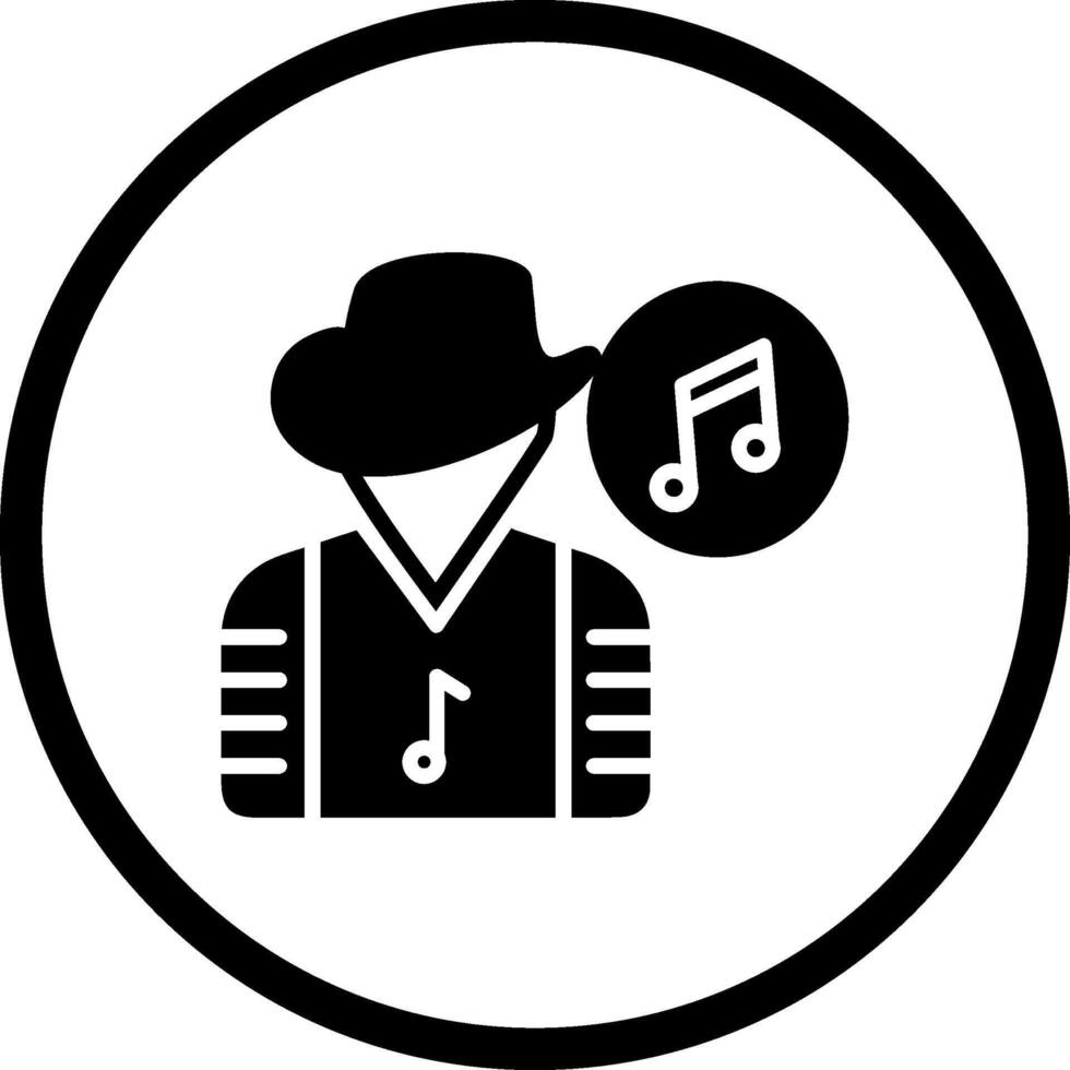 músico vector icono