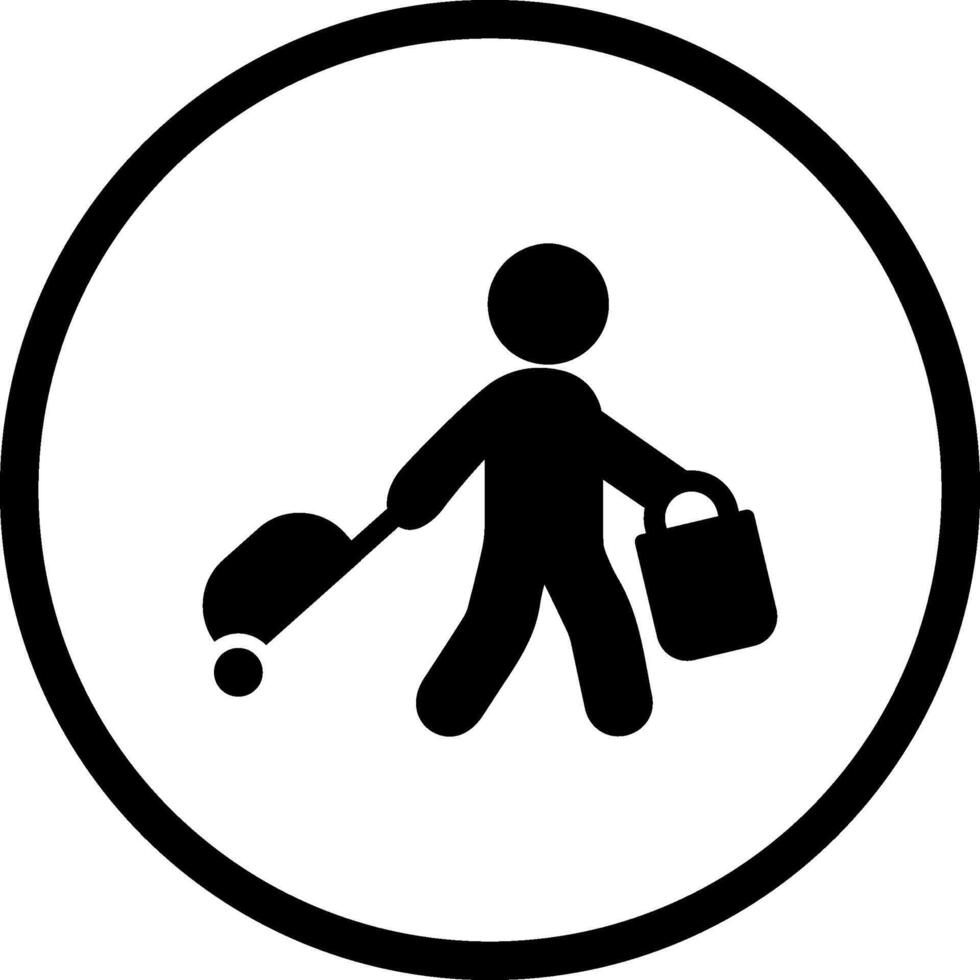 Carrying Bag Vector Icon