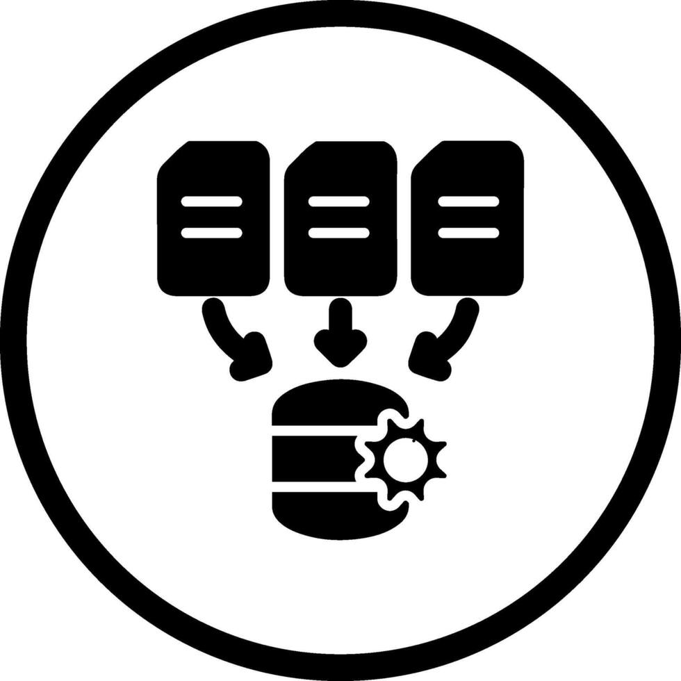 Data Processing Vector Icon
