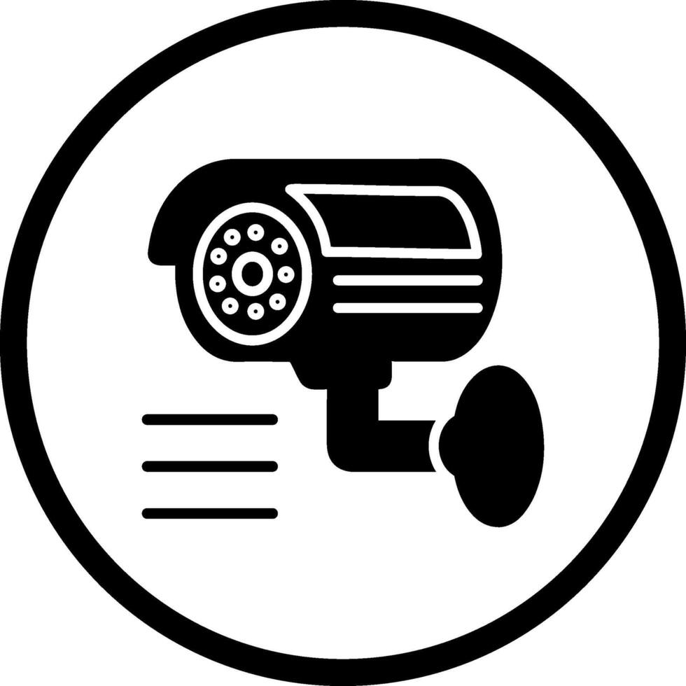 icono de vector de cctv