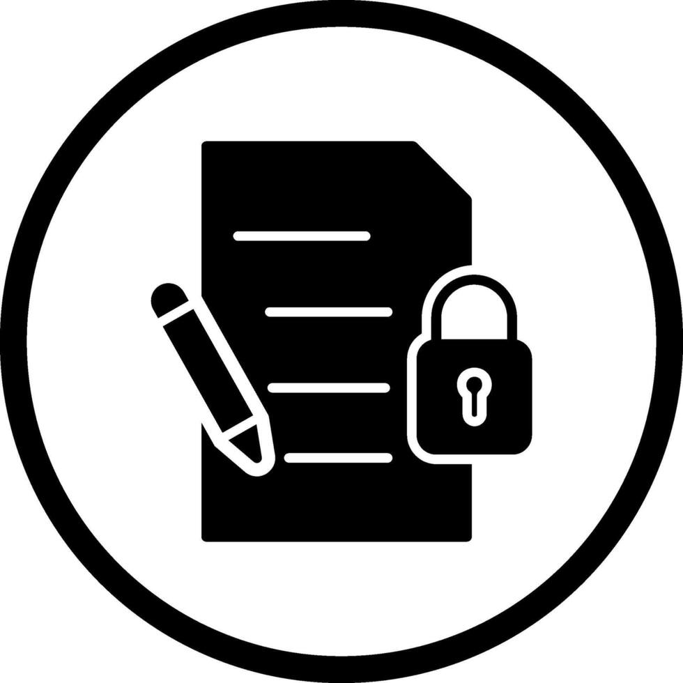Confidentiality Vector Icon