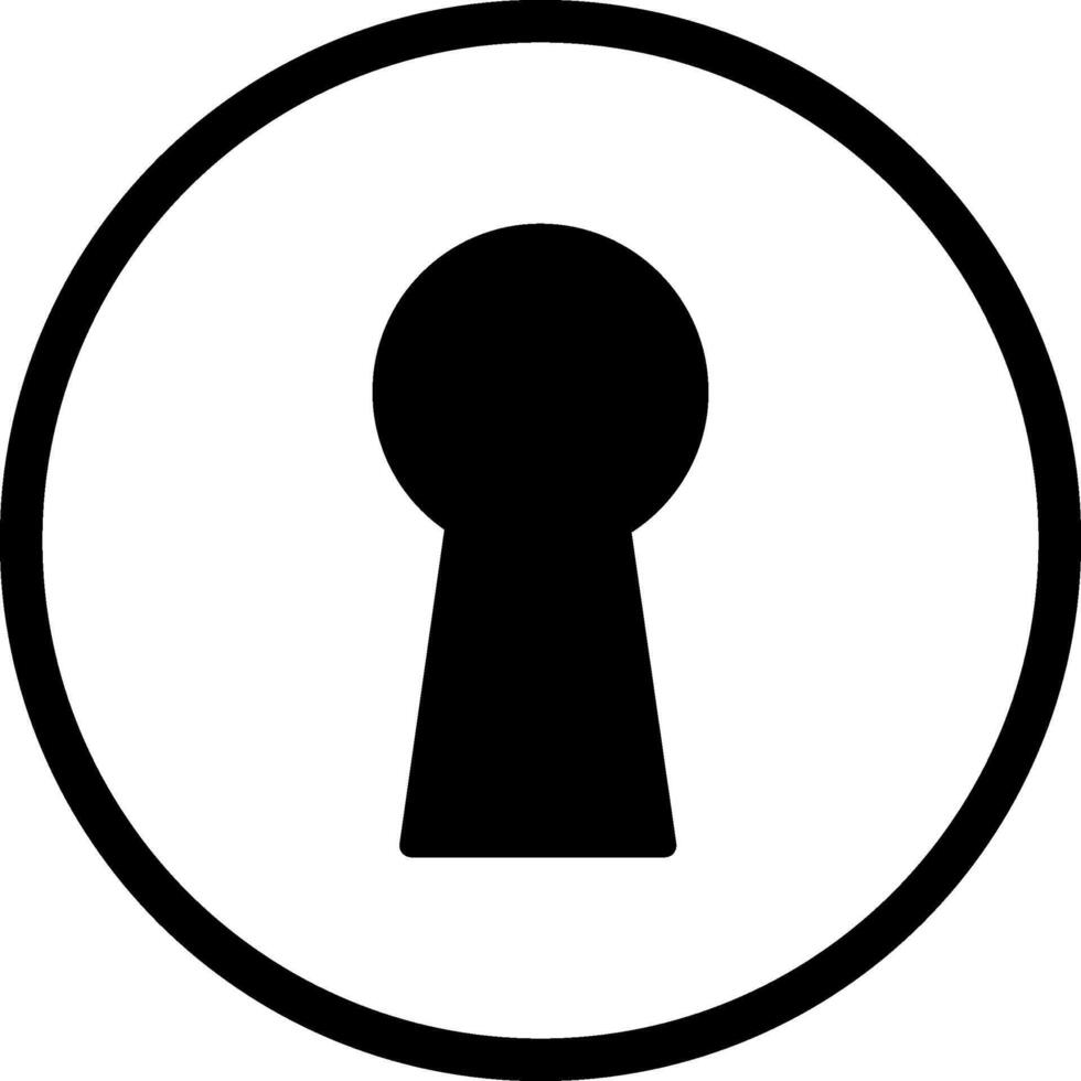 Keyhole Vector Icon