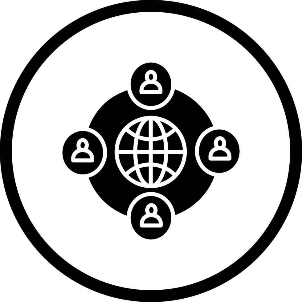 Company Network Vector Icon