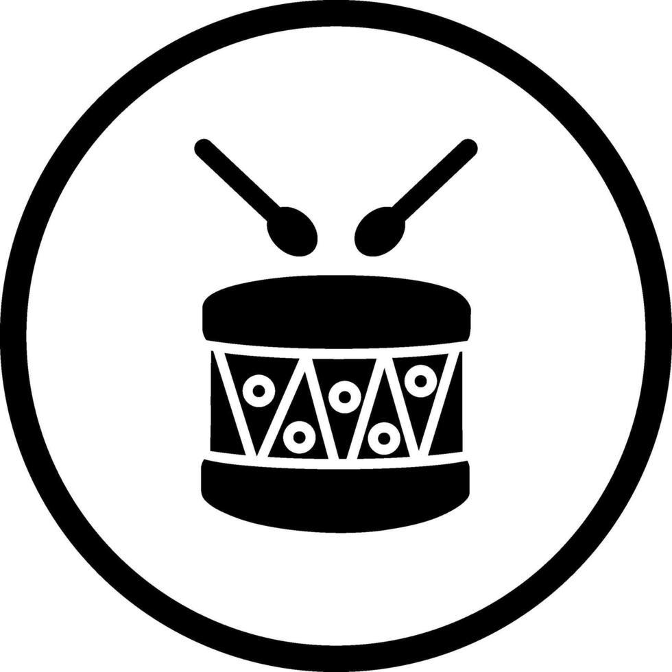 icono de vector de tambores