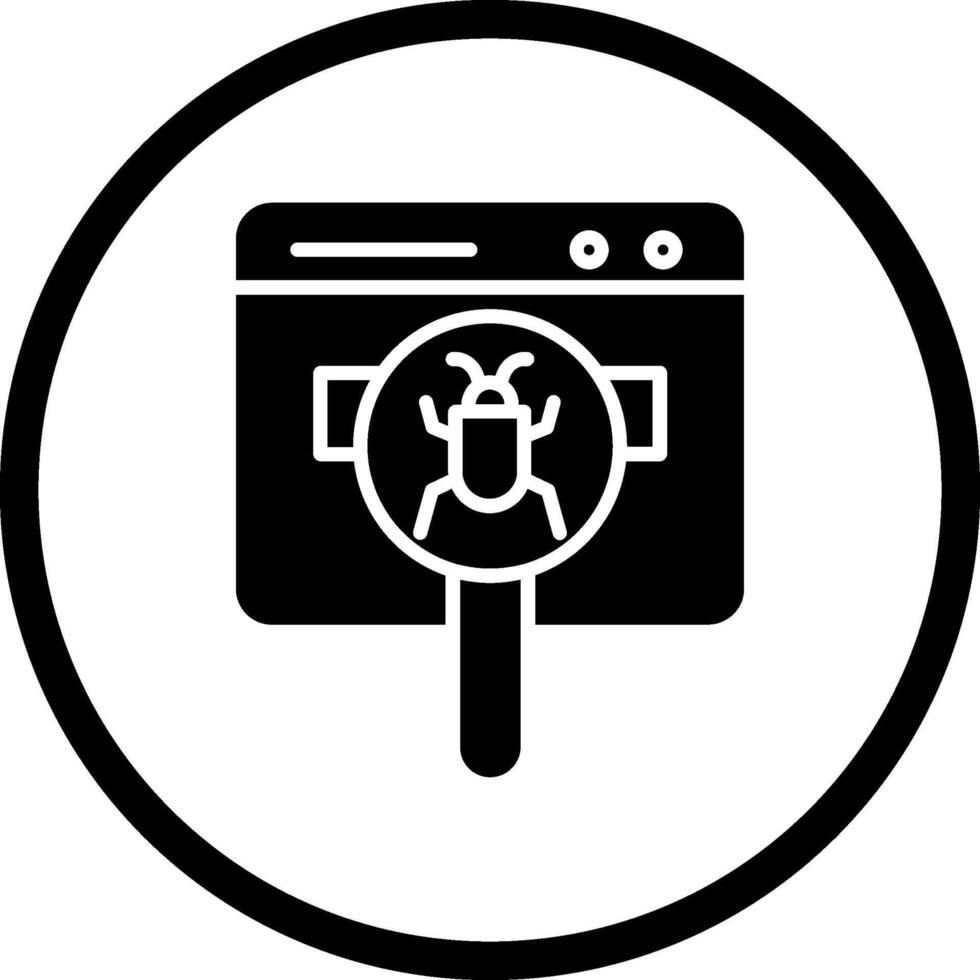 Web Bug Vector Icon