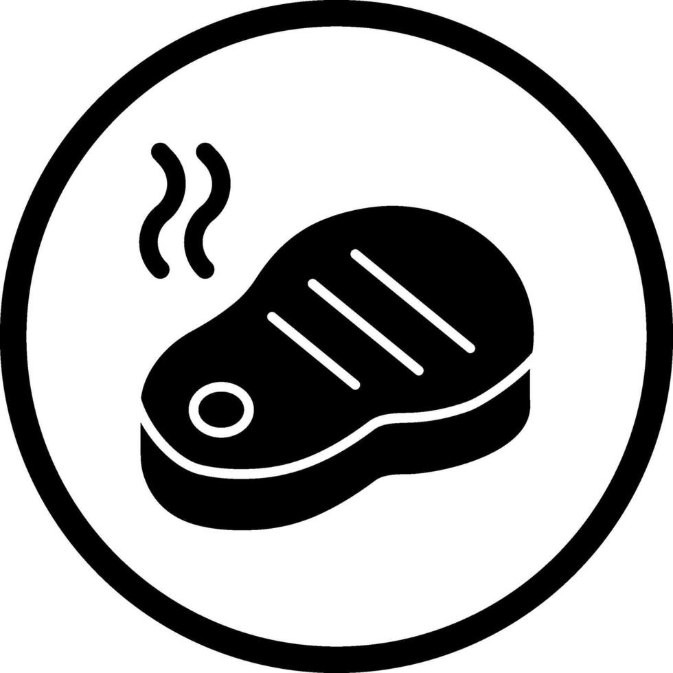 Steak Vector Icon