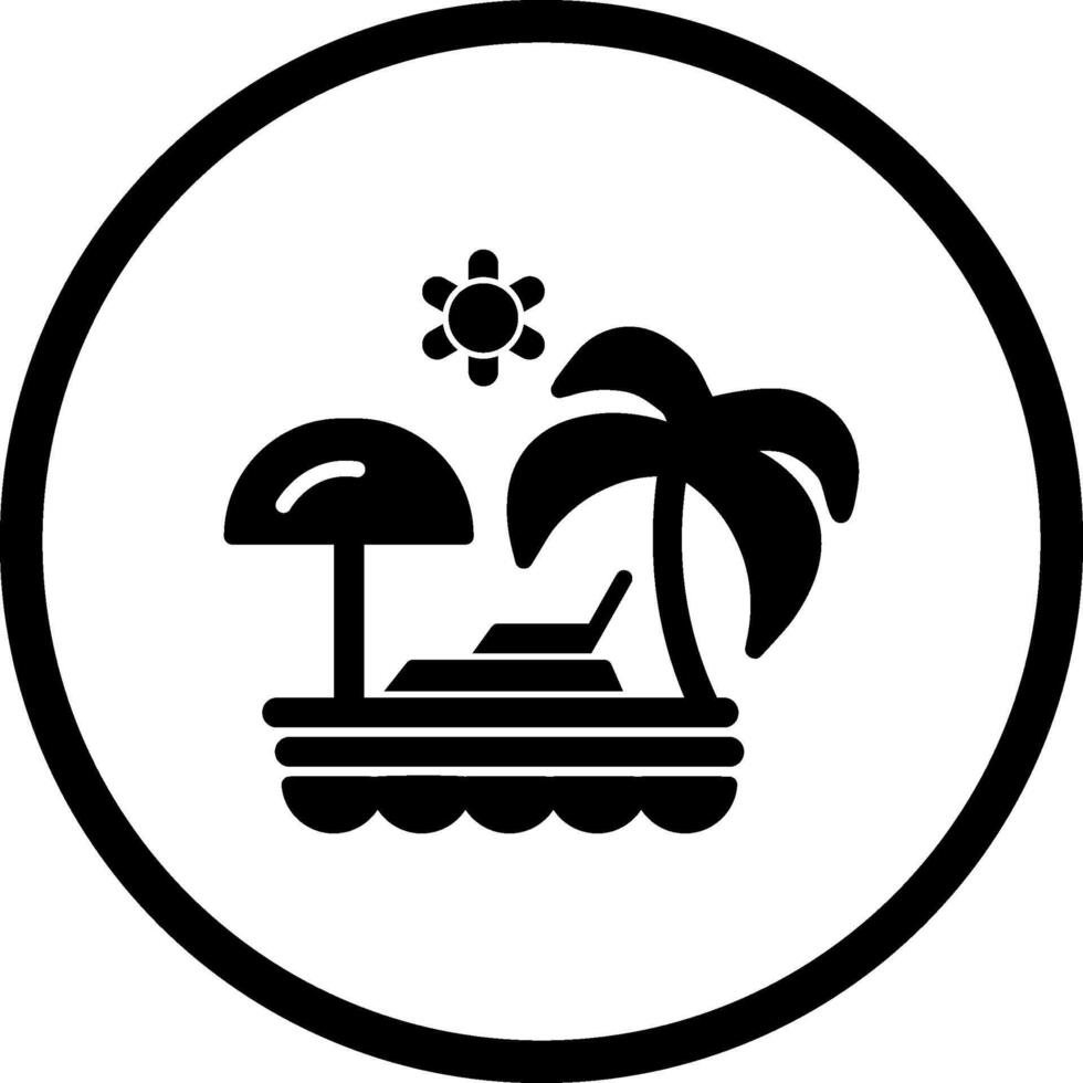 icono de vector de lugares de vacaciones