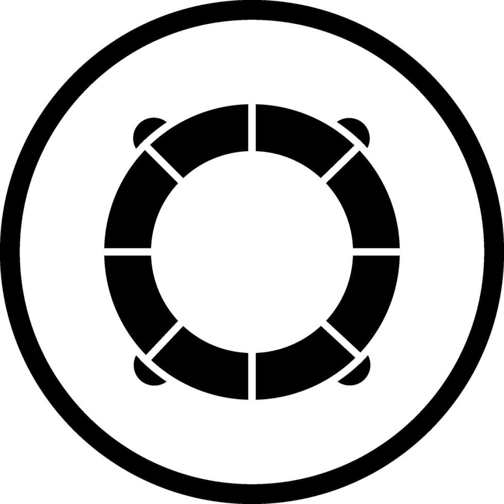Life Saving Tube Vector Icon