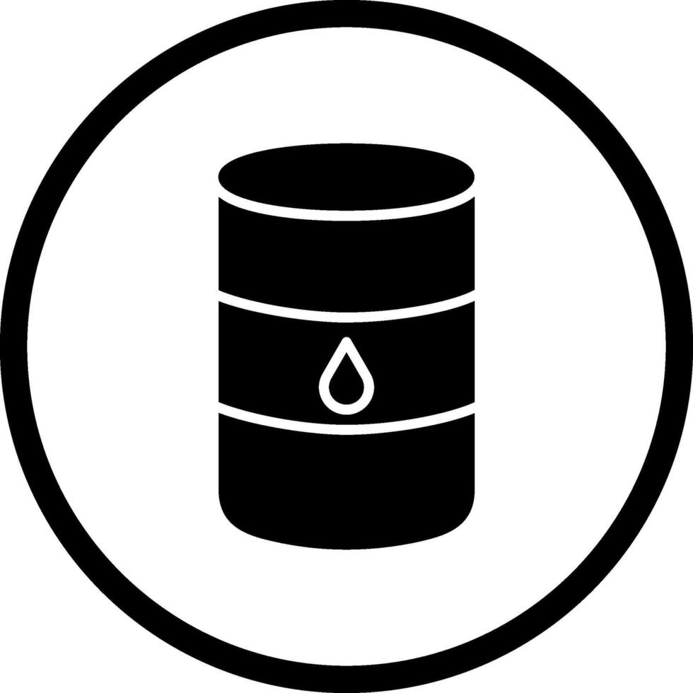 icono de vector de barril de petróleo